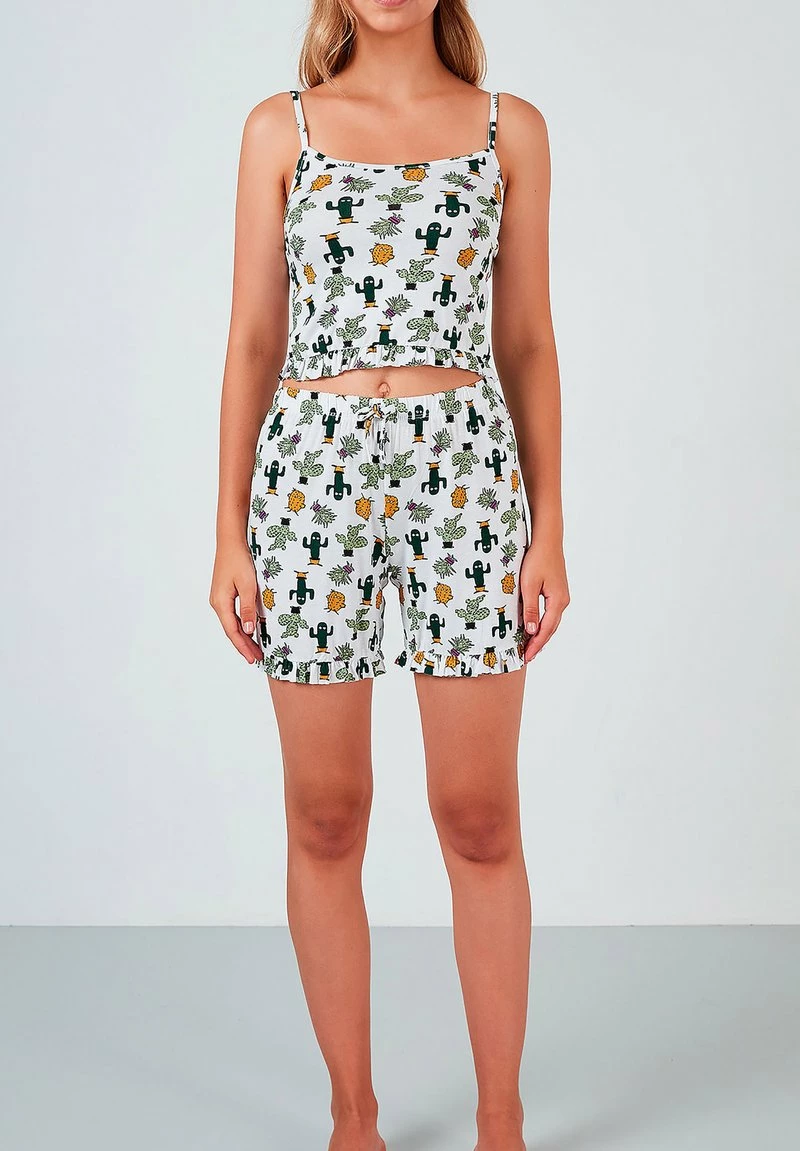 LELA Pyjama - Ecru-green 3 LELA Pyjama - Ecru-green – Bild 3