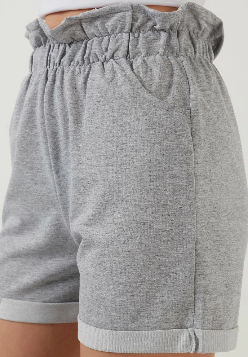 LELA SLIM FIT - Shorts - Grey-melange 4 LELA SLIM FIT - Shorts - Grey-melange – Bild 4