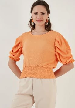 LELA REGULAR FIT - Bluse - Light Orange -LELA Verkaufsshop 11db7a0513a04435b3c4e5ed4616ba84 1