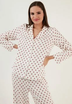 LELA REGULAR FIT - Nachtwäsche Set - Ecru -LELA Verkaufsshop 1240e8f620ba4bf6a9700d0d19f2d146