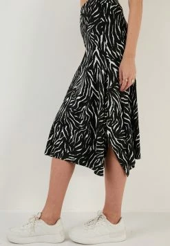 LELA MIDI - A-Linien-Rock - Black White Striped 10 LELA MIDI - A-Linien-Rock - Black White Striped -LELA Verkaufsshop 126eecd85dbd4938a25b2333b747fb6f