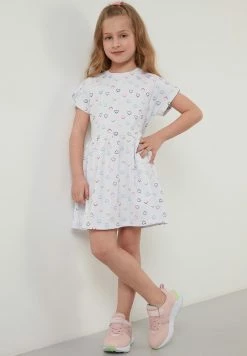 LELA REGULAR FIT - Freizeitkleid - White -LELA Verkaufsshop 13b3d81401ad4accb7642d4d5a61f9d3