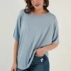 LELA LOOSE FIT - Bluse - Baby Blue