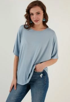 LELA LOOSE FIT - Bluse - Baby Blue