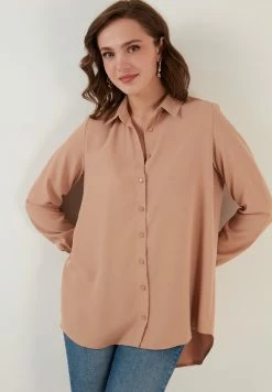 LELA Hemdbluse - Mink 9 LELA Hemdbluse - Mink -LELA Verkaufsshop 15b1c36498ce420d8003777625e8e147