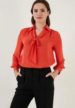 LELA REGULAR FIT - Bluse - Orange -LELA Verkaufsshop 190aabae5ee84b55a1b6f37529bf1052