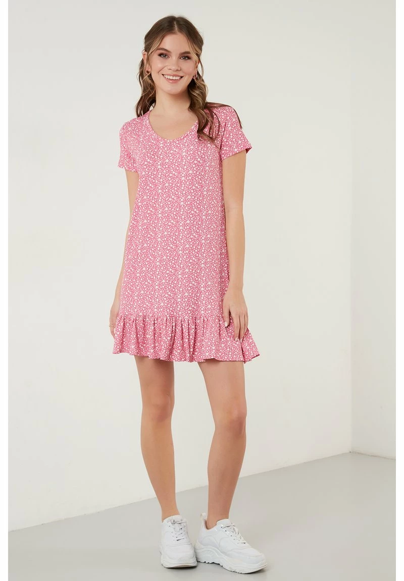 LELA MINI - Freizeitkleid - Fuchsia 2 LELA MINI - Freizeitkleid - Fuchsia – Bild 2