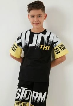 LELA REGULAR FIT T-SHIRT AND SHORTS - Shorts - Black -LELA Verkaufsshop 1ae3e2cf43d14d769752cc3af805567f