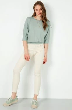 LELA CREW NECK - Langarmshirt - Almond Green -LELA Verkaufsshop 28d79af913f6431e9808e63bbe59abc5