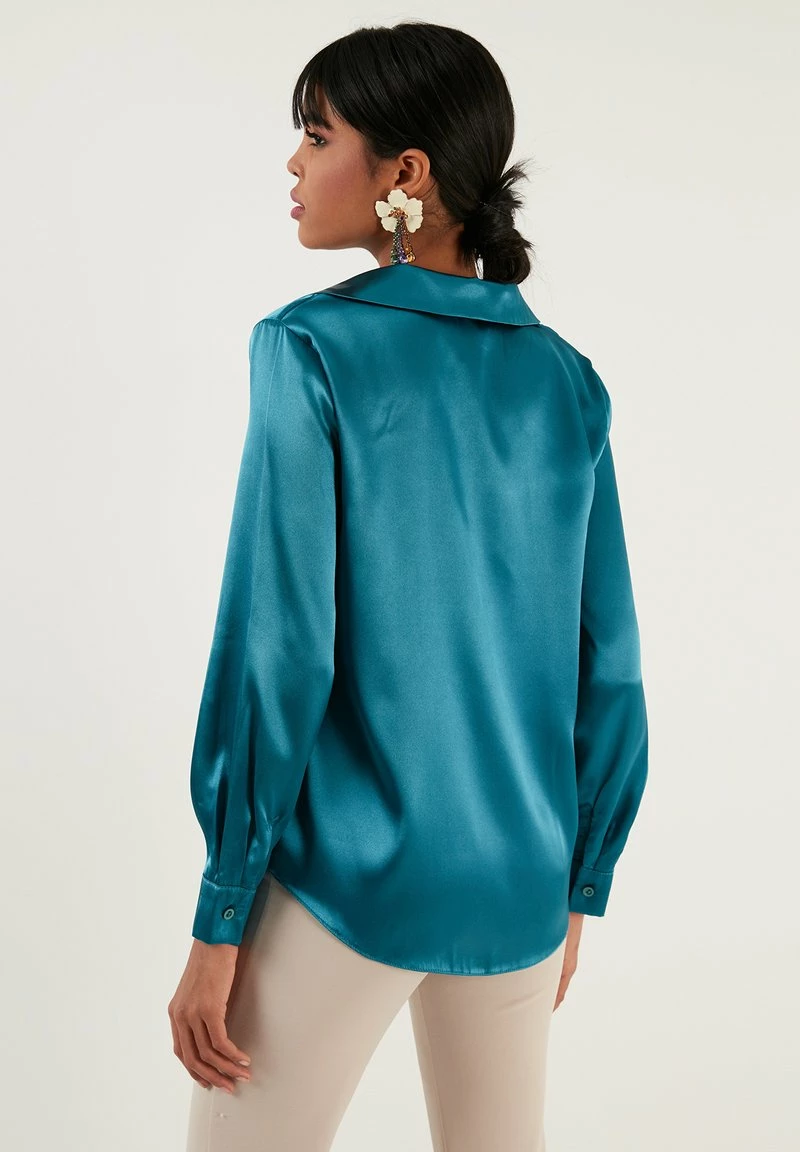 LELA REGULAR FIT - Hemdbluse - Green 3 LELA REGULAR FIT - Hemdbluse - Green – Bild 3