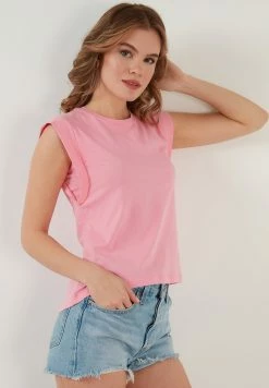 LELA CREW NECK - Top - Pink Melange -LELA Verkaufsshop 2cf1f180f15b43f8944a7c6b284e3d73