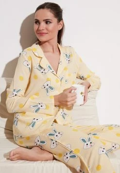 LELA SET - Nachtwäsche Set - Yellow -LELA Verkaufsshop 2e9d804f95dc47f38674b7bbadfe48aa
