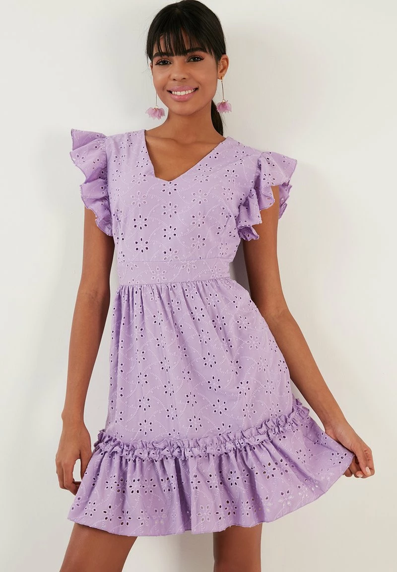 LELA REGULAR FIT - Freizeitkleid - Lilac 1 LELA REGULAR FIT - Freizeitkleid - Lilac