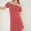LELA REGULAR FIT - Etuikleid - Red