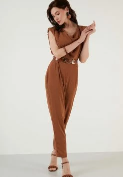 LELA REGULAR FIT - Jumpsuit - Mink -LELA Verkaufsshop 32f4846fcab942ed89593da4545b858f