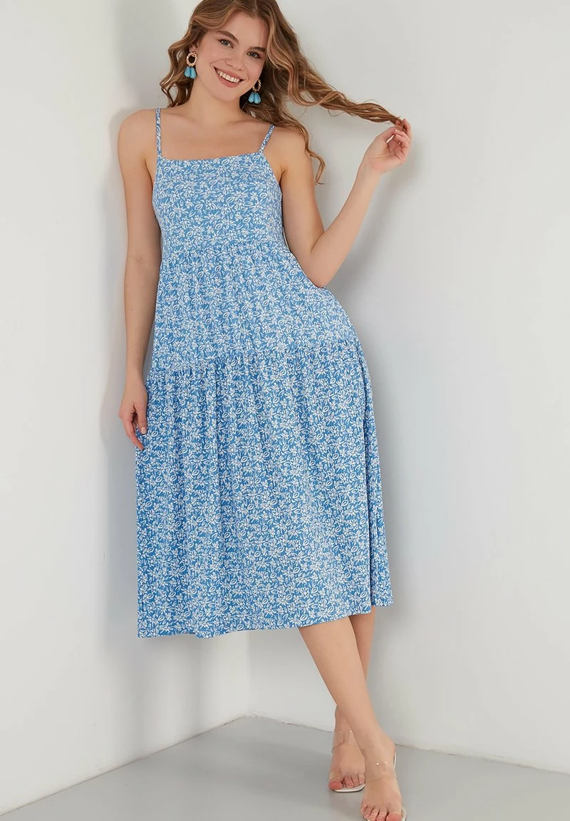 LELA REGULAR FIT - Jerseykleid - Baby Blue 4 LELA REGULAR FIT - Jerseykleid - Baby Blue – Bild 4