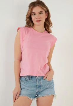 LELA CREW NECK - Top - Pink Melange -LELA Verkaufsshop 3bc734dfee5b4482bcc7c4e9c8894a6d