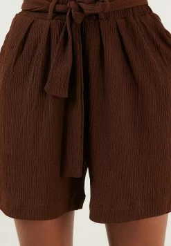 LELA REGULAR FIT - Shorts - Brown 8 LELA REGULAR FIT - Shorts - Brown -LELA Verkaufsshop 3d490d8adef840bba66472a6eb2574b0