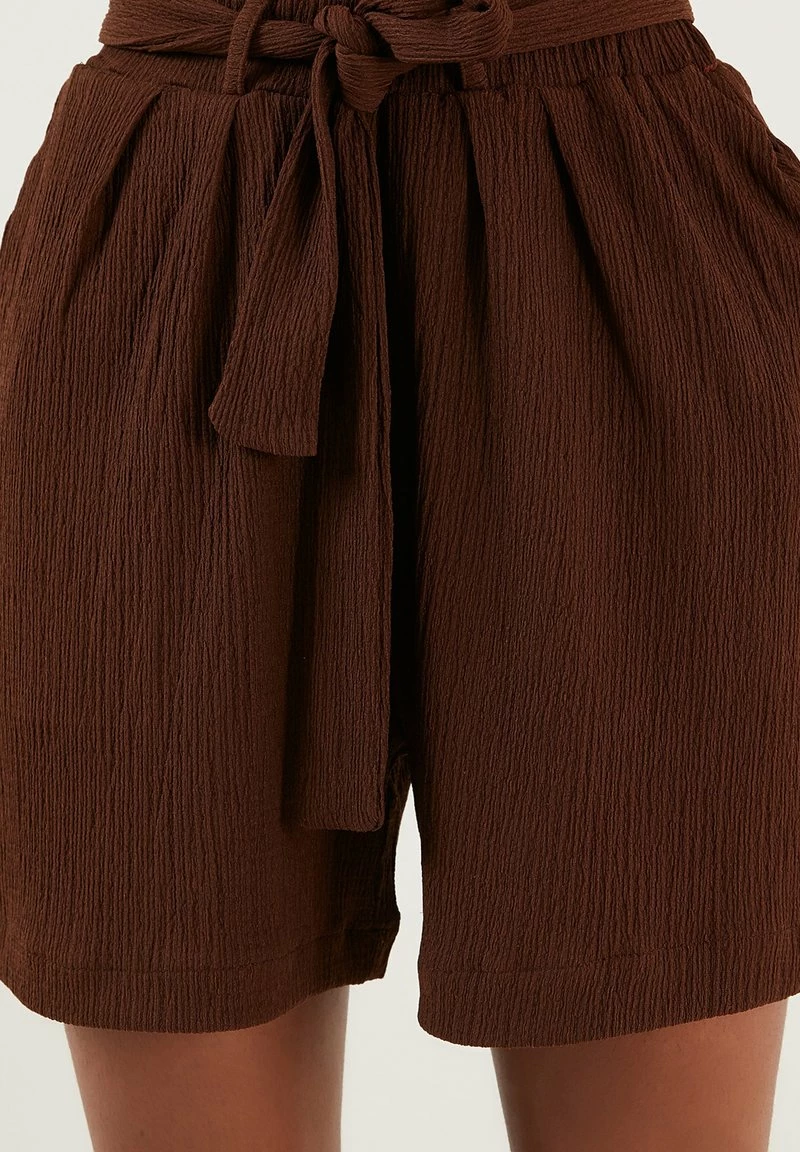 LELA REGULAR FIT - Shorts - Brown 3 LELA REGULAR FIT - Shorts - Brown – Bild 3