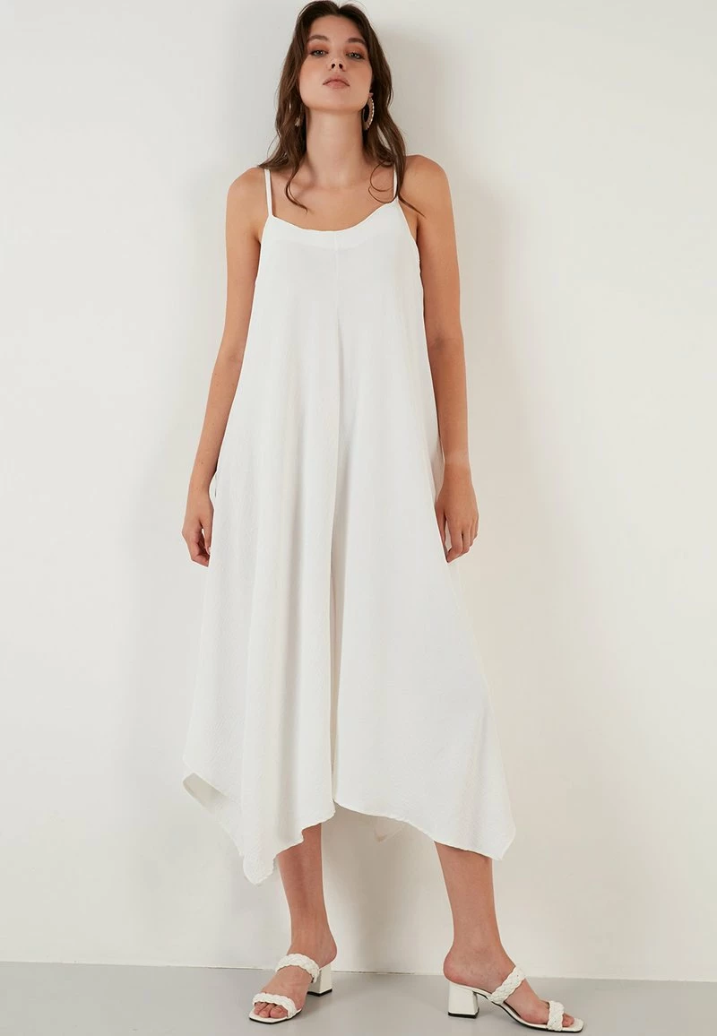 LELA LOOSE FIT - Jumpsuit - Ecru 2 LELA LOOSE FIT - Jumpsuit - Ecru – Bild 2