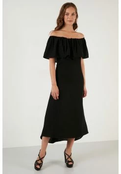 LELA SLIM FIT - Jerseykleid - Black -LELA Verkaufsshop 3df30300c0fd4afa8e64f22aacb8e319 1