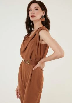 LELA REGULAR FIT - Jumpsuit - Mink -LELA Verkaufsshop 40be9be8490240cfad9fc3ab044209b2