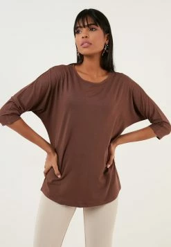 LELA CREW NECK - Langarmshirt - Brown 10 LELA CREW NECK - Langarmshirt - Brown -LELA Verkaufsshop 4163c25174d1437090f38cb3cb8c7218