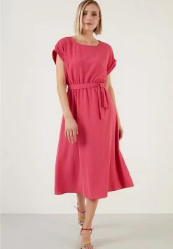 LELA REGULAR FIT - Freizeitkleid - Fuchsia -LELA Verkaufsshop 44c9ca103d514db7bc5767ec8a30631e