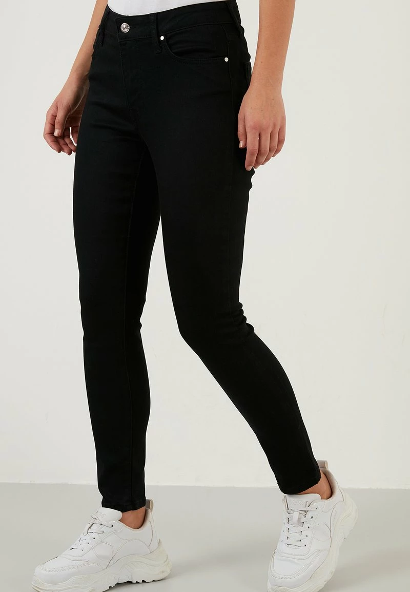 LELA Jeans Skinny Fit - Black Black 5 LELA Jeans Skinny Fit - Black Black – Bild 5