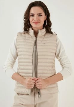 LELA SLIM FIT - Weste - Mink -LELA Verkaufsshop 46f35d150e044bb1898c76e3e4817acd