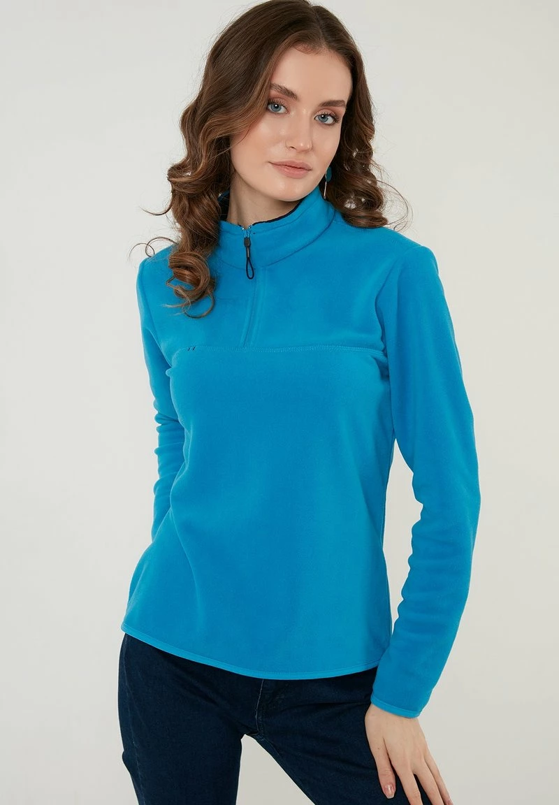 LELA Fleecepullover - Turquoise 4 LELA Fleecepullover - Turquoise – Bild 4