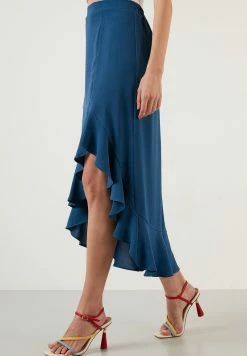 LELA REGULAR FIT - A-Linien-Rock - Indigo -LELA Verkaufsshop 55c8167ad1d84a1f855a5a8ed90c128f