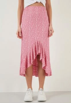 LELA REGULAR FIT - A-Linien-Rock - Fuchsia