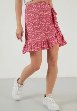 LELA HIGH WAIST - A-Linien-Rock - Fuchsia -LELA Verkaufsshop 5ce5fbe835464c01980a9f86692b4952