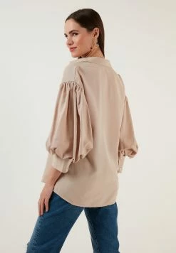 LELA LOOSE FIT - Hemdbluse - Stone 8 LELA LOOSE FIT - Hemdbluse - Stone -LELA Verkaufsshop 5d8bd306c364411eb3b13b10517d72ef