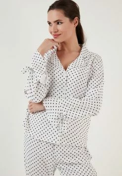 LELA REGULAR FIT - Pyjama - White -LELA Verkaufsshop 5fd64e0e675f4a009d8bcef96f7945ab