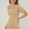 LELA REGULAR FIT - Freizeitkleid - Mustard Color