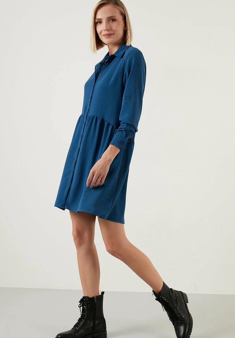 LELA REGULAR FIT - Blusenkleid - Indigo 6 LELA REGULAR FIT - Blusenkleid - Indigo – Bild 6