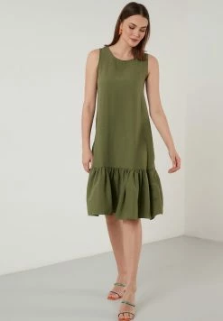 LELA REGULAR FIT - Freizeitkleid - Khaki