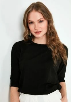 LELA CREW NECK - Langarmshirt - Black -LELA Verkaufsshop 690b01f2a391491aa75f8f5ab8c47f64 1