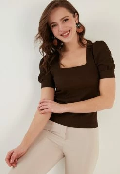 LELA Bluse - Brown