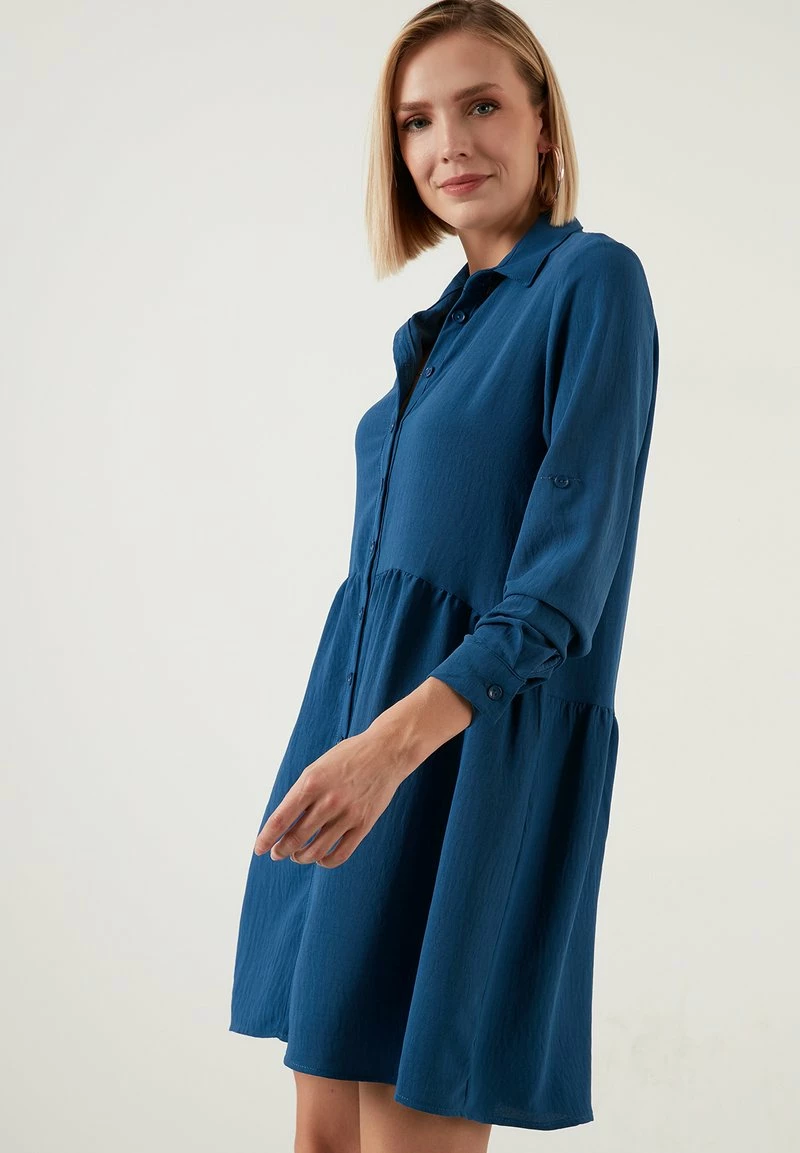 LELA REGULAR FIT - Blusenkleid - Indigo 5 LELA REGULAR FIT - Blusenkleid - Indigo – Bild 5