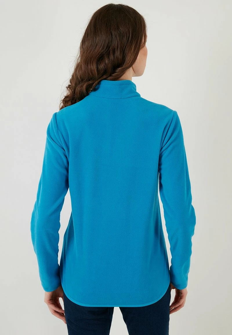 LELA Fleecepullover - Turquoise 2 LELA Fleecepullover - Turquoise – Bild 2