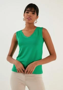 LELA REGULAR FIT - Top - Almond Green -LELA Verkaufsshop 6f44ec61955b4a96afafe602c411fce2