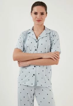 LELA REGULAR FIT - Nachtwäsche Set - Light Blue -LELA Verkaufsshop 71361f9365824ac9b3d886af2be14b32