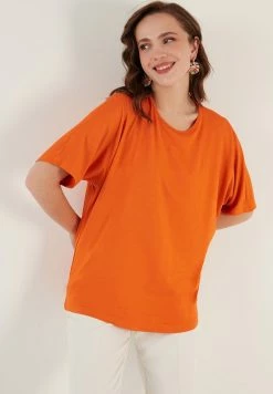 LELA LOOSE FIT - Bluse - Orange -LELA Verkaufsshop 73f0dc076ac64fe7ad12a3d62c593115 1