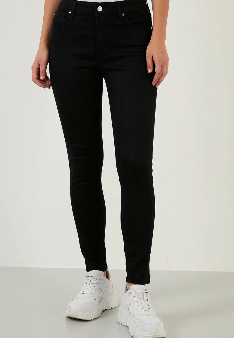 LELA Jeans Skinny Fit - Black Black 1 LELA Jeans Skinny Fit - Black Black