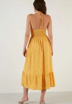 LELA REGULAR FIT - Freizeitkleid - Yellow -LELA Verkaufsshop 78e235111b244557b7087848444ed436