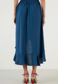 LELA REGULAR FIT - A-Linien-Rock - Indigo -LELA Verkaufsshop 7a4002a1bfff4f549fea59145c360370