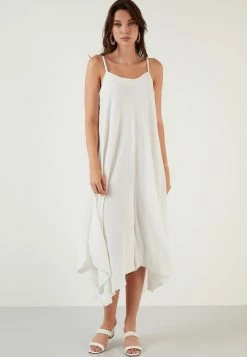 LELA LOOSE FIT - Jumpsuit - Ecru